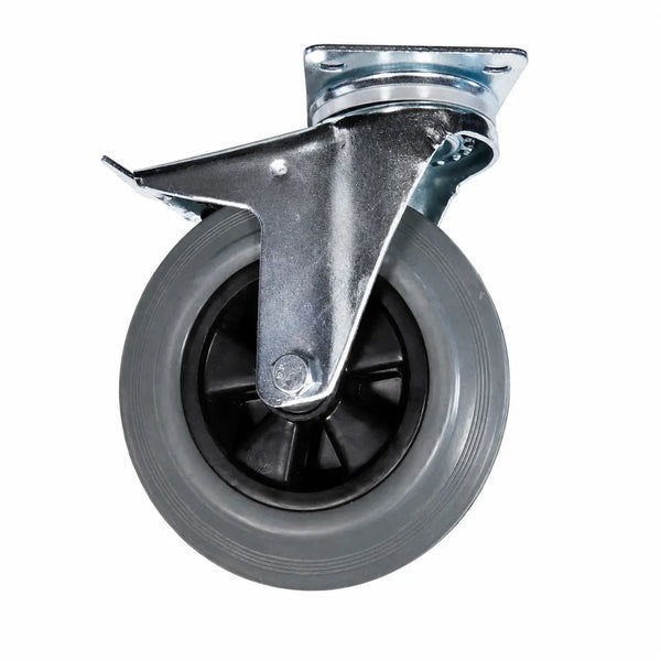 Ø200MM PLATEHJUL MED BREMS EZ