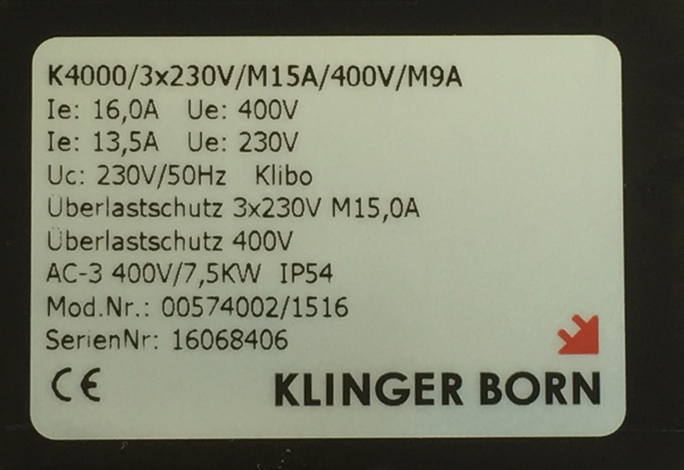 Vendebryter 230/400V