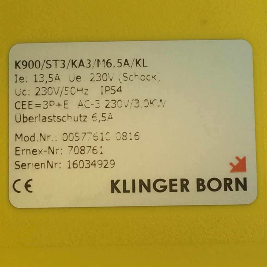 Bryter 230V/3  1,5kW